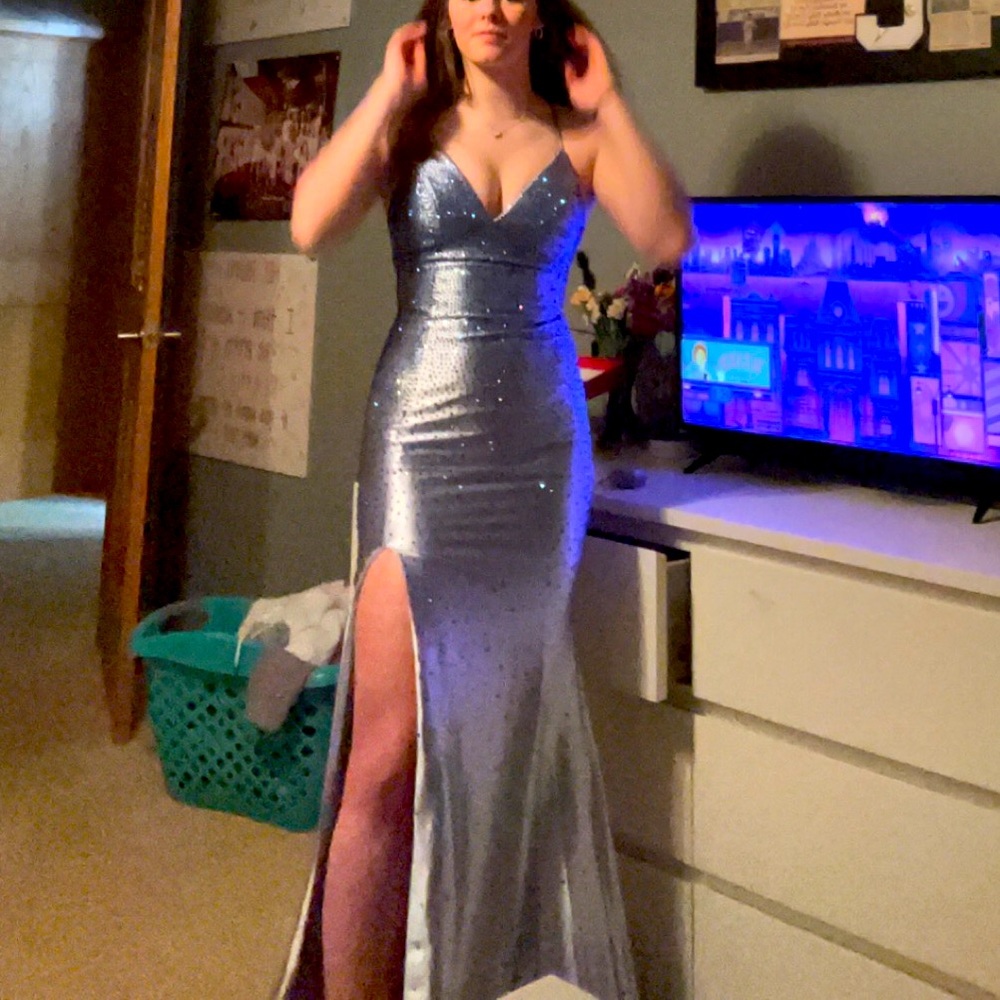 Light blue/purple Faviana size 4 dress